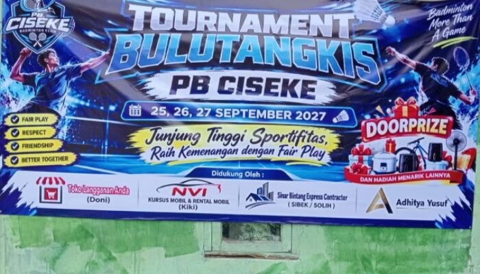 PB Ciseke Bersama Organisasi Kepemudaan Gelar Turnamen Bulutangkis Otodidak