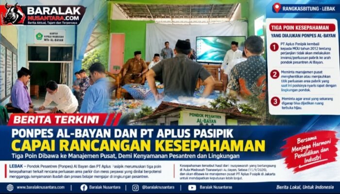 Ponpes Al Bayan dan PT Aplus Pasipik Capai Rancangan Kesepahaman, Tiga Poin Dibawa ke Manajemen Pusat