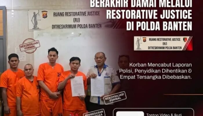 Kasus Dugaan Penculikan Aktivis Uun Berakhir Damai melalui Restorative Justice di Polda Banten