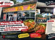Warung Bang Andra Hadir di Rangkasbitung, Sajikan Pecak Bandeng Khas Pontang dan Bebek Garam Asam