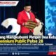 Kiai Elang Mangkubumi Pimpin Doa Kebangsaan di Millennium Public Pulse 28, Serukan Persatuan Bangsa