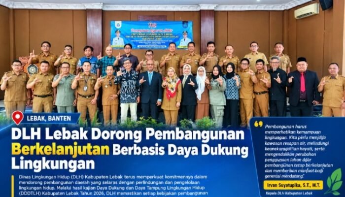 DLH Lebak Perkuat Arah Pembangunan Berkelanjutan, 47,95 Persen Wilayah Alami Tekanan Daya Dukung Air