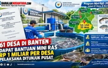 61 Desa di Banten Masuk Program Mini RAS KKP 2026, Lebak Terbanyak dengan 32 Desa