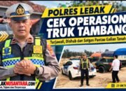 Pastikan Kepatuhan Jam Operasional Truk Tambang, Turjawali Polres Lebak Bersama Dishub Cek Galian Tanah di Sajira