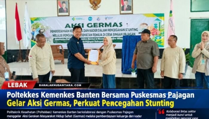 Poltekkes Kemenkes Banten Bersama Puskesmas Pajagan Gelar Aksi Germas, Perkuat Pencegahan Stunting dari Hulu