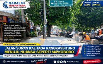 Revitalisasi Jalan Sunan Kalijaga Rangkasbitung, Mimpi Hadirkan Nuansa Malioboro di Jantung Lebak