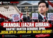 Skandal Ijazah Gibran: Rakyat Banten Akan Geruduk DPRD, Desak DPR RI Jangan Jadi Macan Ompong