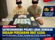 Satresnarkoba Polres Lebak Bongkar Dugaan Peredaran Obat Ilegal di Lebakgedong, Dua Pria Diamankan