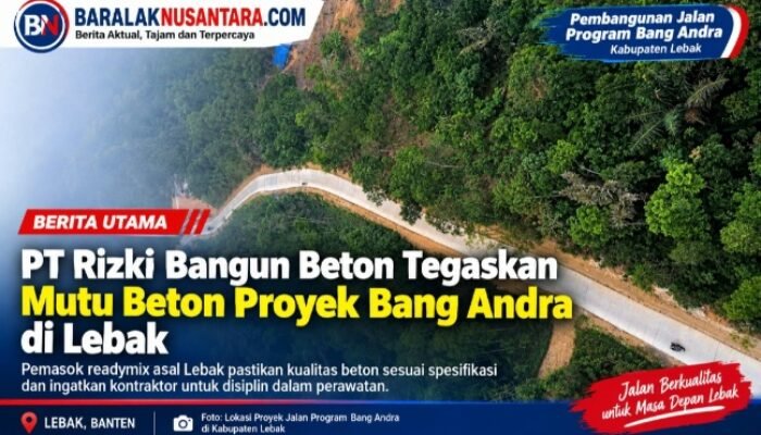PT Rizki Bangun Beton Tegaskan Mutu Readymix Proyek Bang Andra, Kontraktor Diingatkan Disiplin Rawat Beton